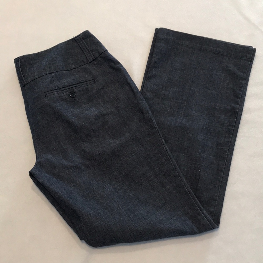 Maurices blue denim slacks, 9/10